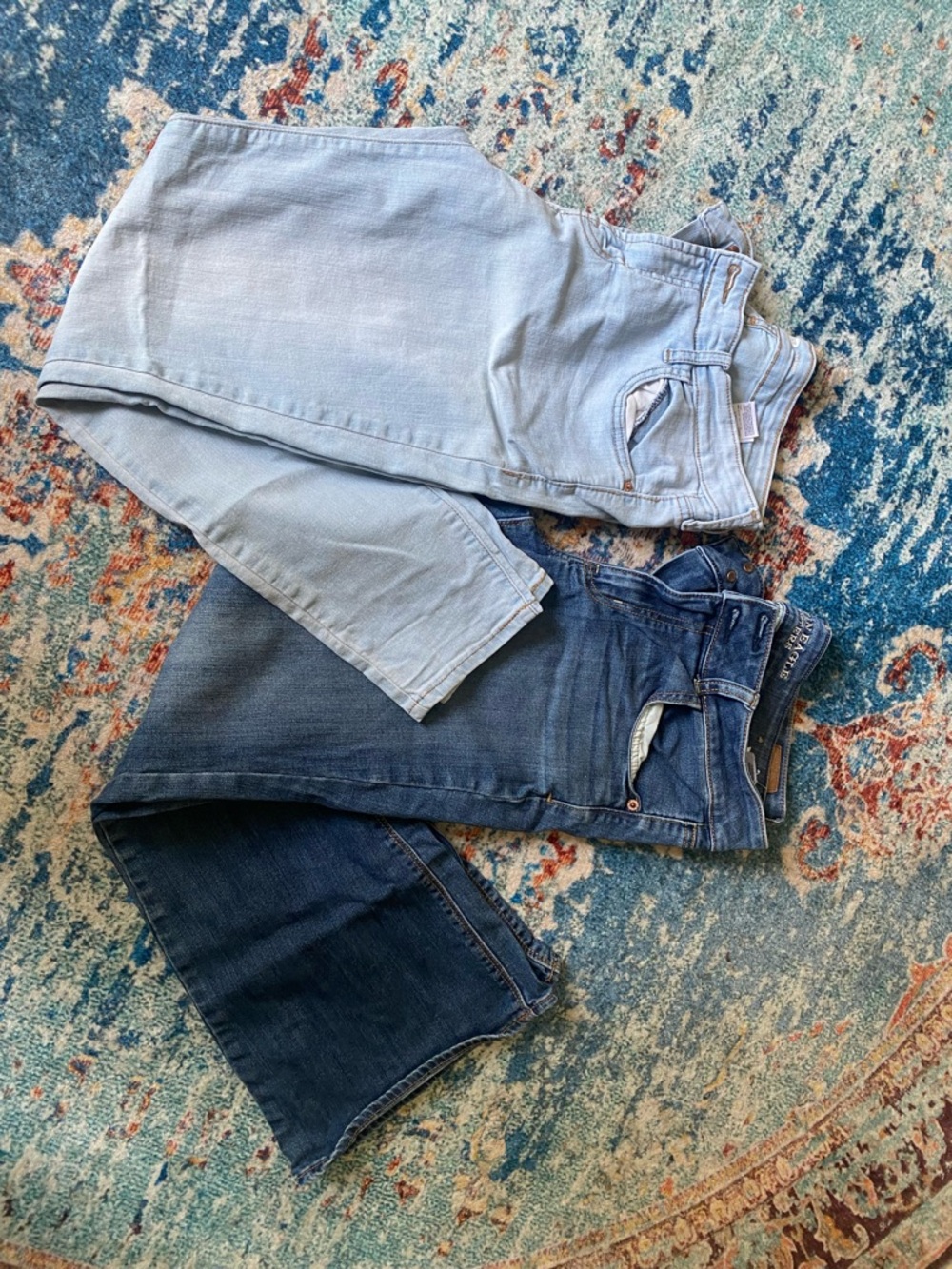 American Eagle Outfitters Blue Denim Jeans - Light & Medium Wash